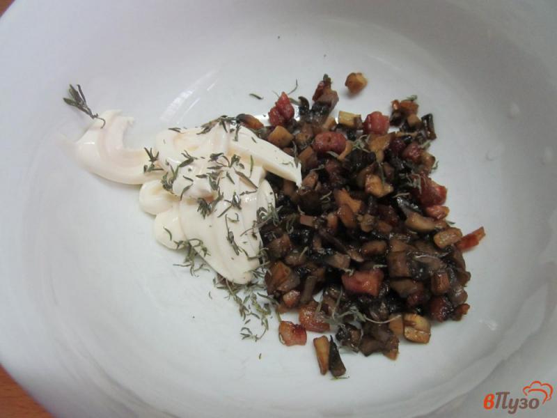 Фото приготовление рецепта: Мясные зразы с грибами шаг №3