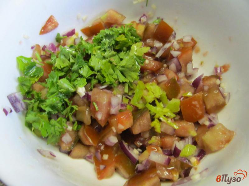 Фото приготовление рецепта: Соус томатный «сальса» шаг №3