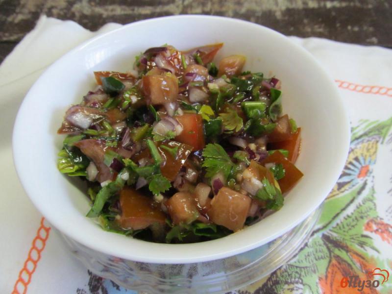 Фото приготовление рецепта: Соус томатный «сальса» шаг №5