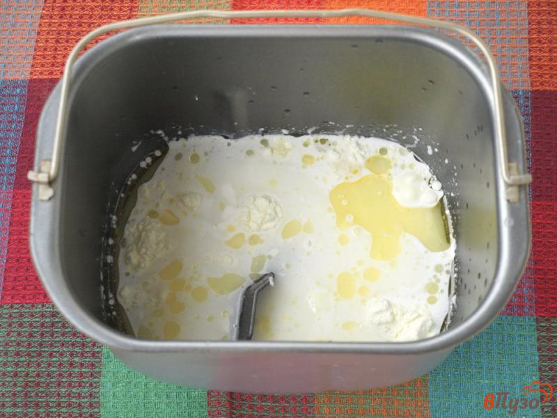 Фото приготовление рецепта: Творожный хлеб в хлебопечке шаг №1