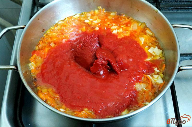 Фото приготовление рецепта: Томатный соус  к гарнирам шаг №5