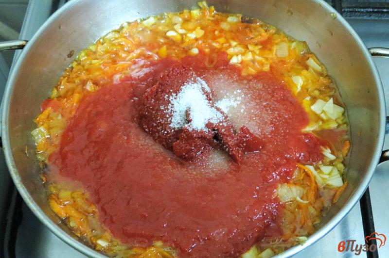 Фото приготовление рецепта: Томатный соус  к гарнирам шаг №6