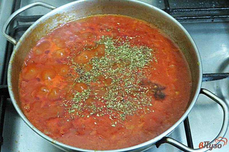 Фото приготовление рецепта: Томатный соус  к гарнирам шаг №8