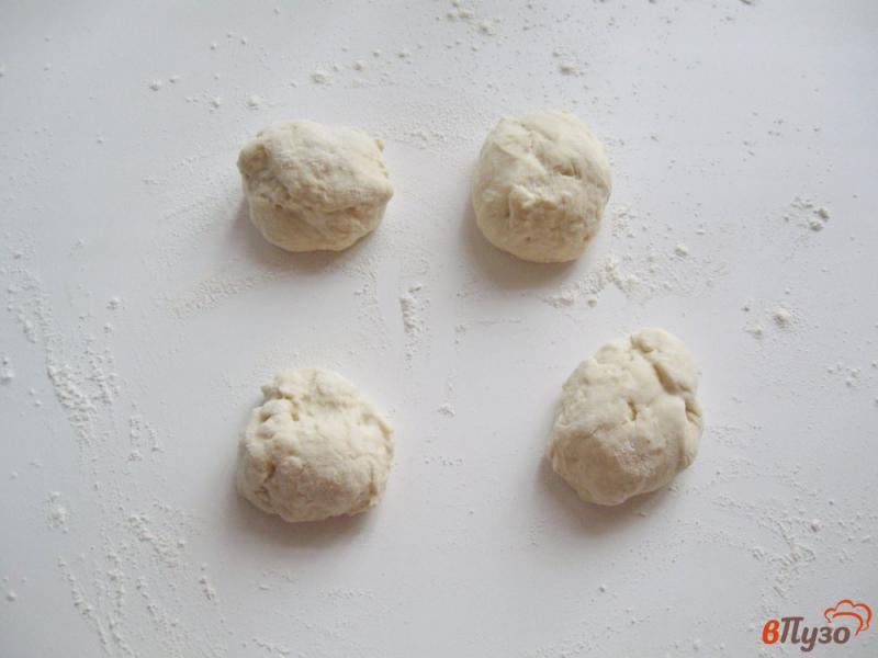 Фото приготовление рецепта: Лепешки с картофелем на сковороде шаг №4