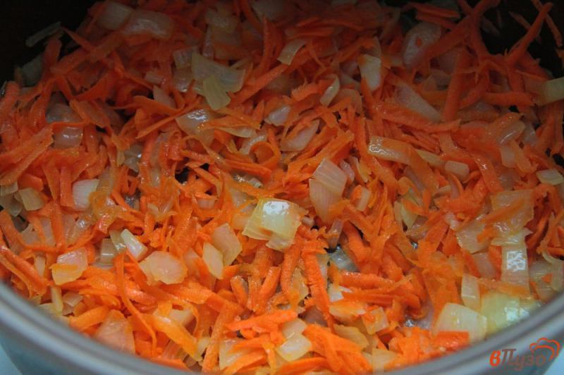 Фото приготовление рецепта: Овощной суп с сырными шариками в мультиварке шаг №7