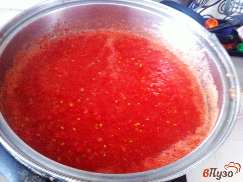 Фото приготовление рецепта: Лечо в томатном соке шаг №2