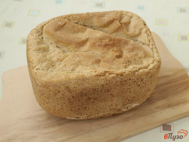 Фото приготовление рецепта: Ржаной хлеб с овсяными хлопьями на пиве в хлебопечке шаг №4