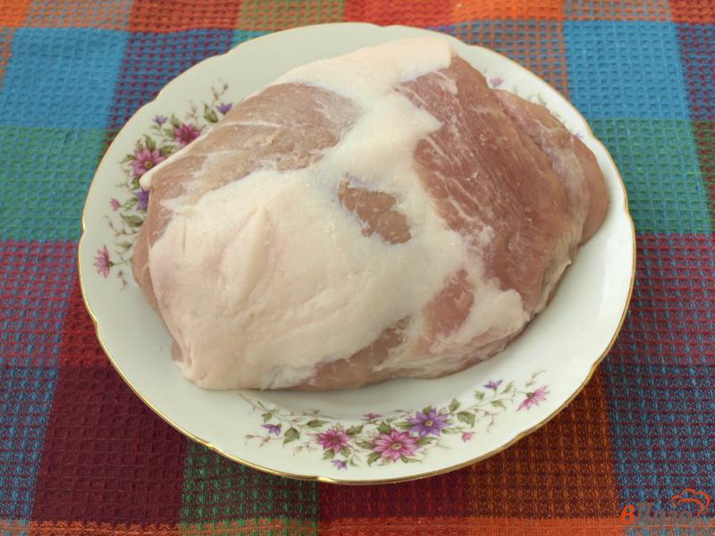Фото приготовление рецепта: Свинина, запечённая в медово-горчичном маринаде шаг №1