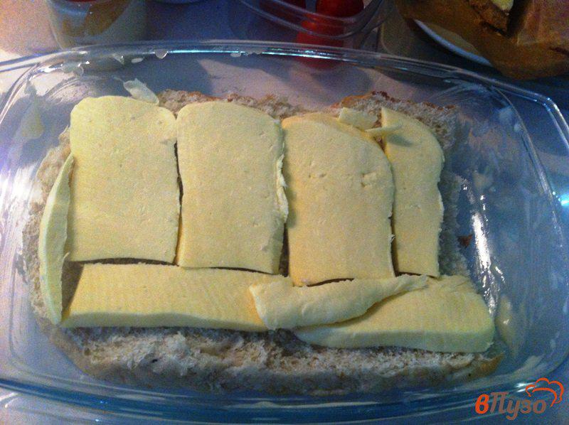 Фото приготовление рецепта: Пирога из лаваша и сулугуни шаг №4