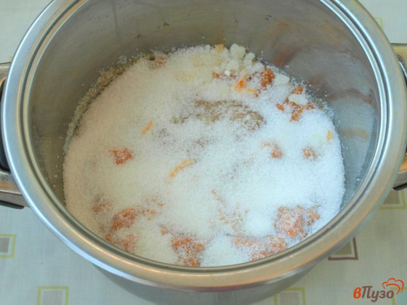 Фото приготовление рецепта: Варенье из запечённой тыквы с апельсином шаг №3