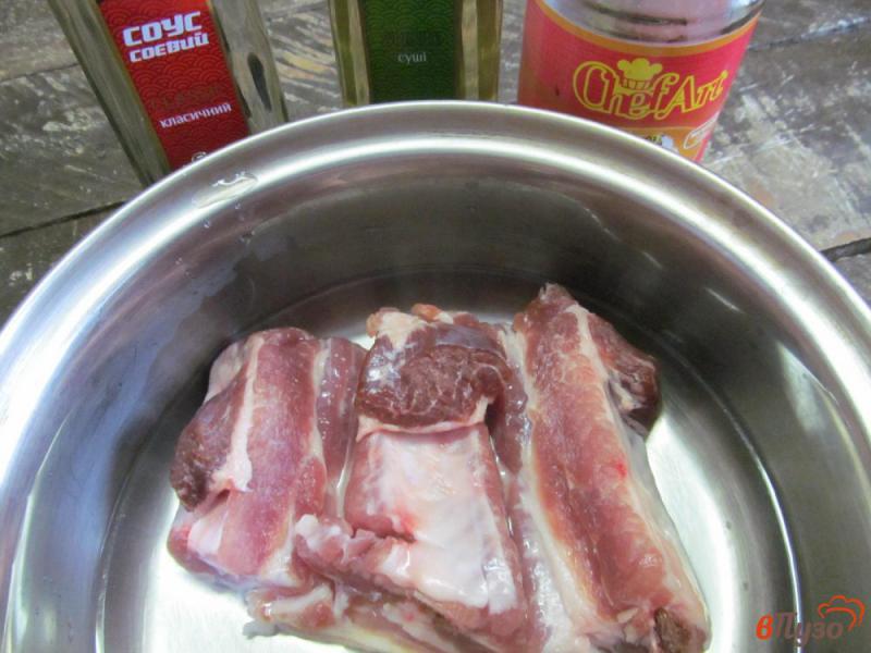 Фото приготовление рецепта: Свиные ребра в маринаде шаг №1