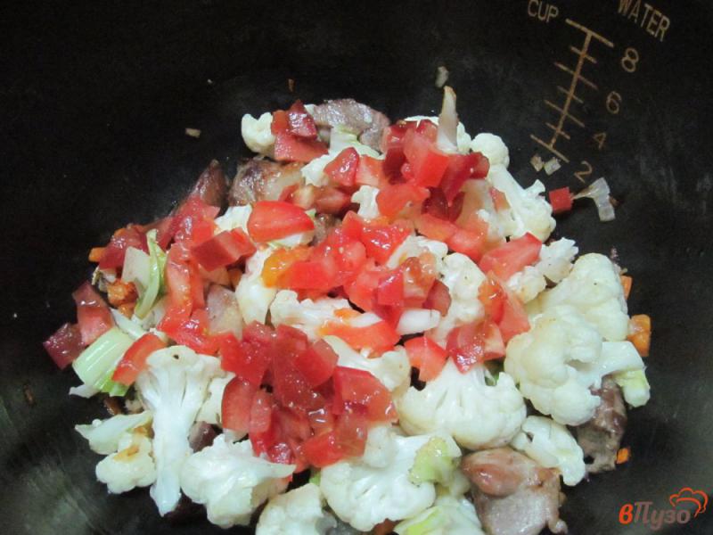 Фото приготовление рецепта: Лагман из говядины с цветной капустой в мультиварке шаг №3