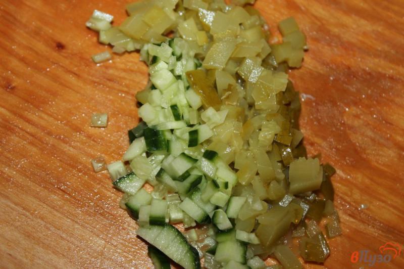 Фото приготовление рецепта: Салат с ветчиной, морковью и картофелем шаг №5