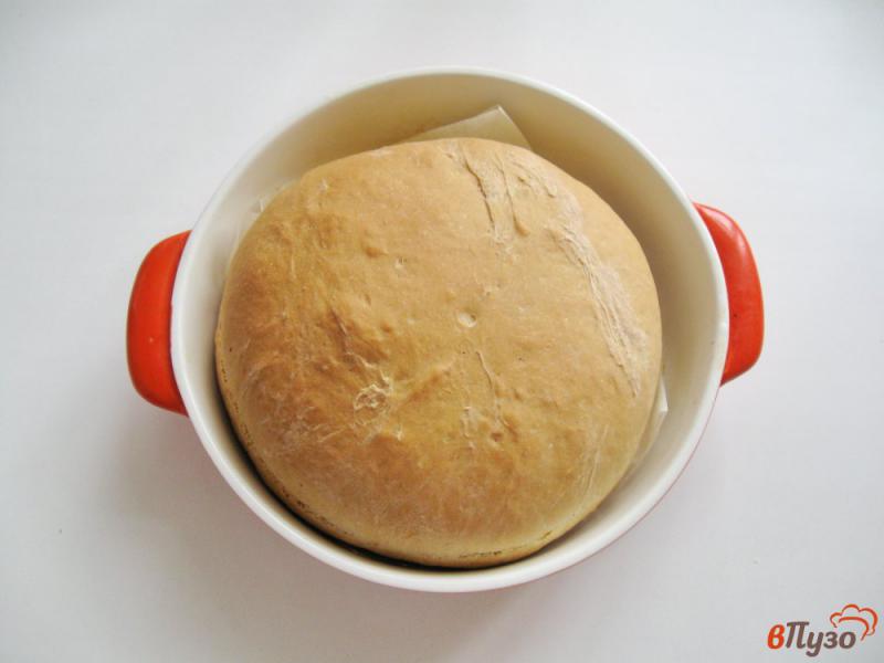 Фото приготовление рецепта: Домашний пшеничный хлеб шаг №6