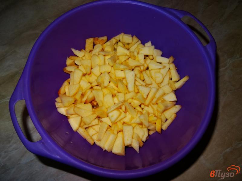 Фото приготовление рецепта: Яблочно-апельсиновая шарлотка шаг №2