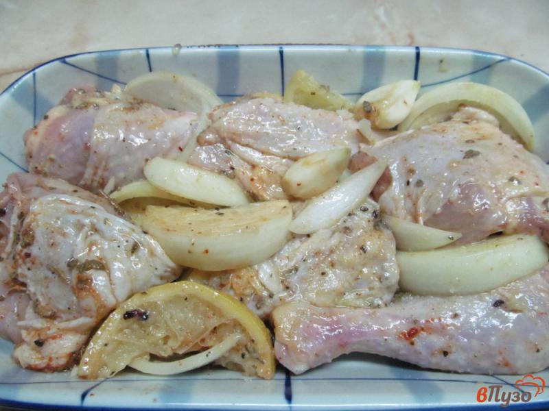 Фото приготовление рецепта: Запеченная курица в маринаде шаг №4