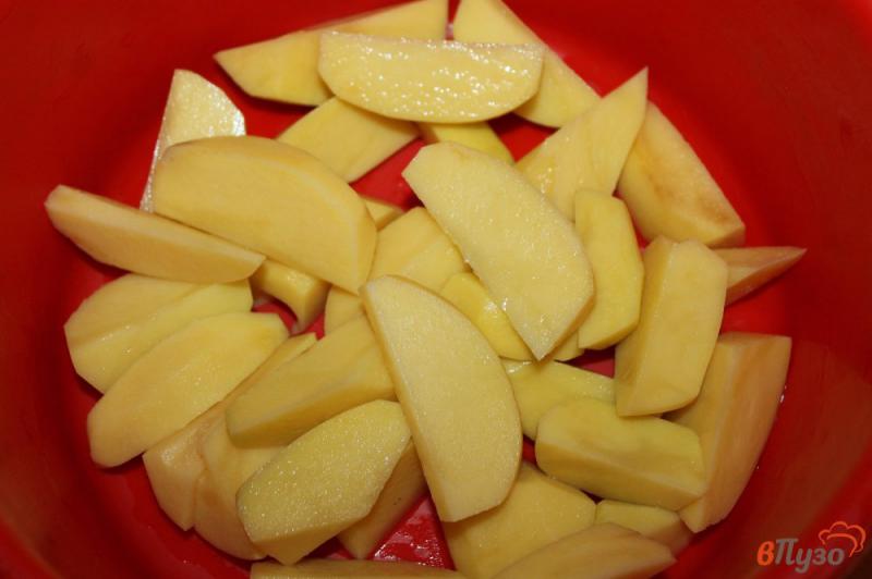 Фото приготовление рецепта: Гарнир из картофеля с кукурузой и цветной капустой в рукаве шаг №1