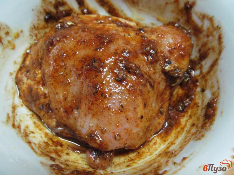 Фото приготовление рецепта: Запеченная курица с цветной капустой шаг №3