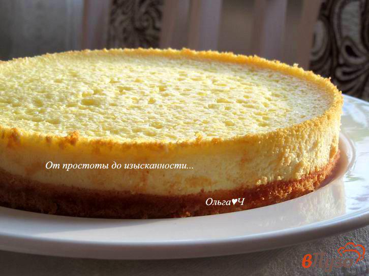 Фото приготовление рецепта: Сырный торт шаг №7