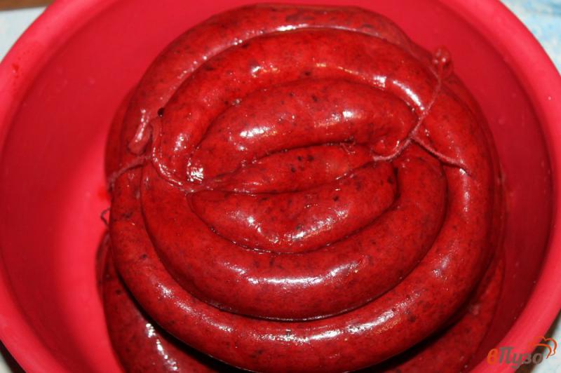 Фото приготовление рецепта: Домашняя кровяная колбаса шаг №12