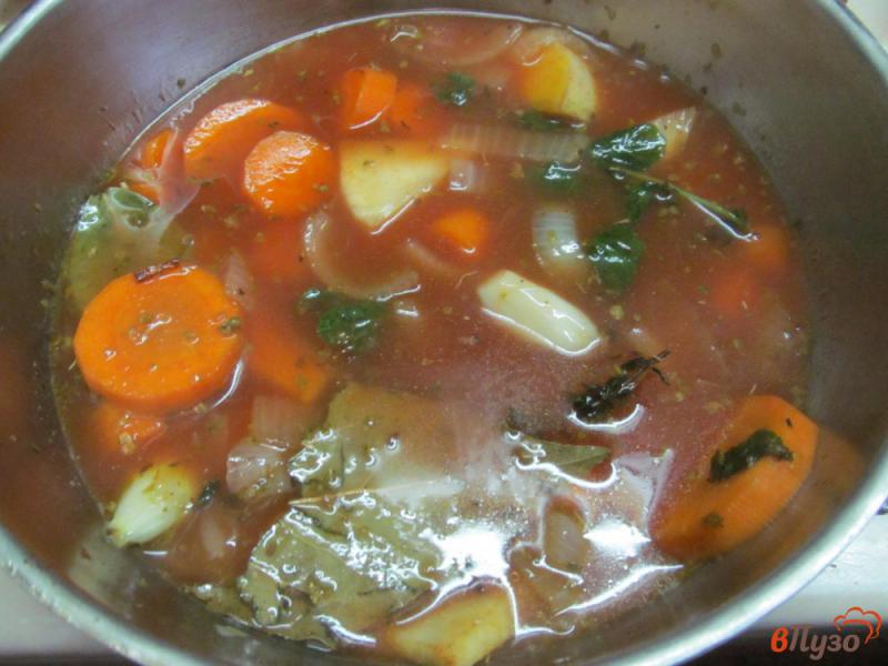 Фото приготовление рецепта: Овощное рагу с бараниной шаг №5