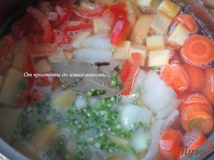 Фото приготовление рецепта: Овощное рагу с репкой (без масла) шаг №2