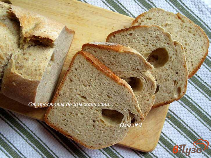 Фото приготовление рецепта: Ржано-пшеничный хлеб на молоке и сливочном масле шаг №5