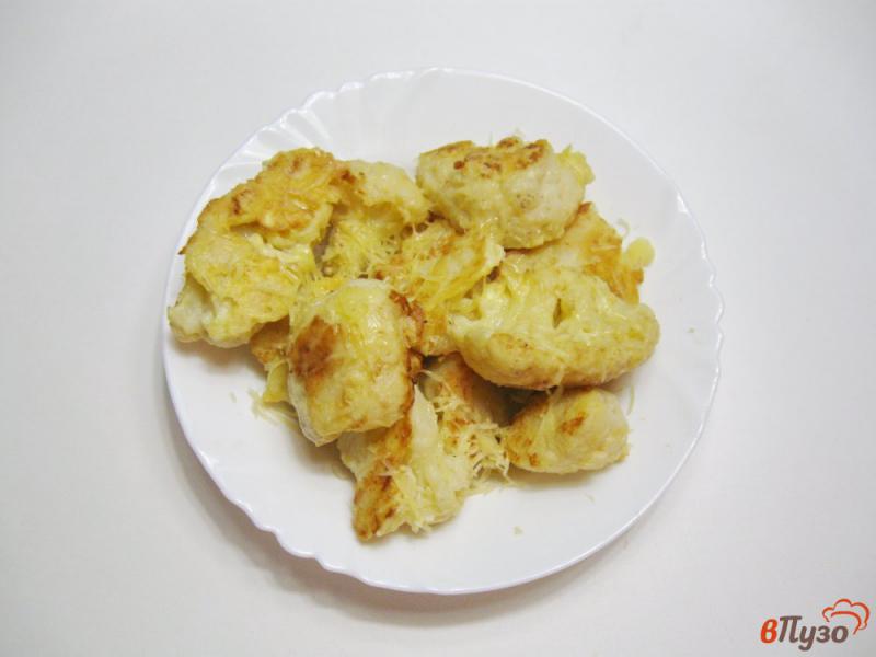 Фото приготовление рецепта: Жареная цветная капуста с сыром шаг №6