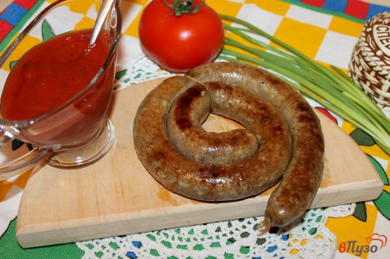 Фото приготовление рецепта: Домашняя колбаса с копченой паприкой шаг №6