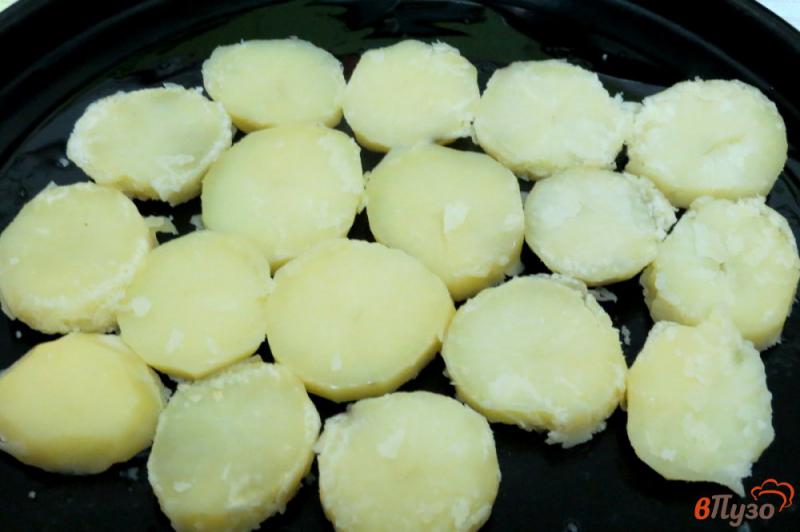 Фото приготовление рецепта: Картофель запеченный с соусом (рецепт выходного дня) шаг №9