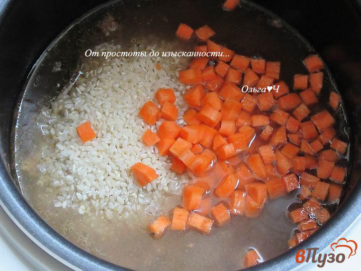 Фото приготовление рецепта: Плов из говядины с кабачком и морковью шаг №2