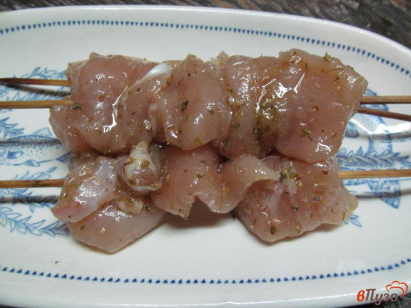Фото приготовление рецепта: Шашлык из курицы с салатом сальса шаг №2