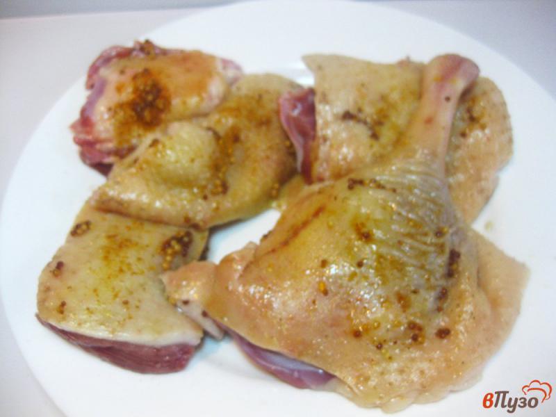 Фото приготовление рецепта: Утка с яблоками порционно шаг №1