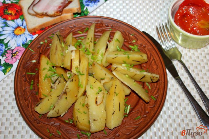Фото приготовление рецепта: Картофель в рукаве с розмарином и тимьяном шаг №6