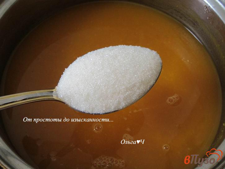 Фото приготовление рецепта: Напиток из тыквы, апельсина и мяты шаг №4