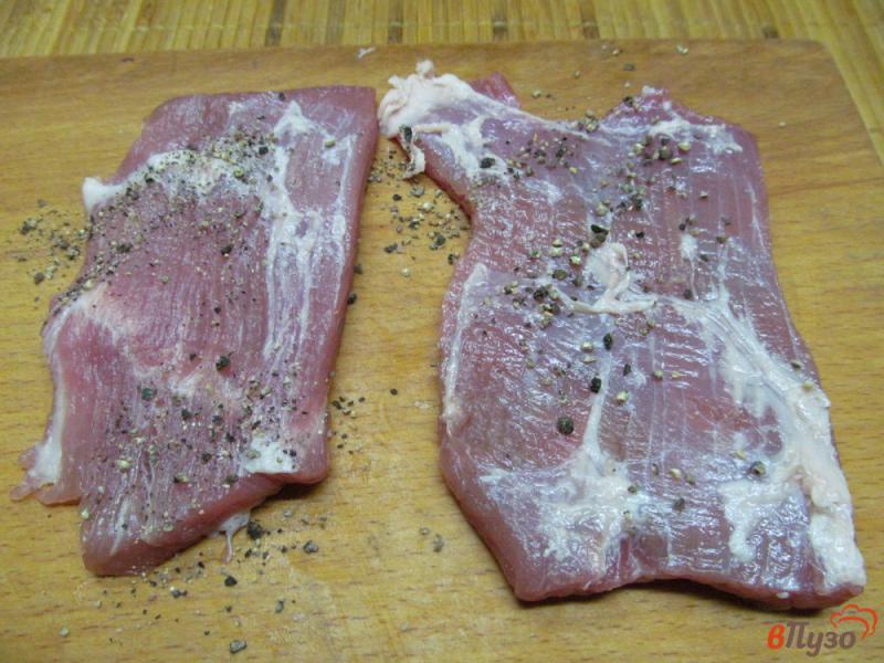 Фото приготовление рецепта: Отбивные из свинины с соусом шаг №1