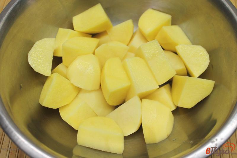 Фото приготовление рецепта: Ошеек с картофелем и цветной капустой в рукаве шаг №1