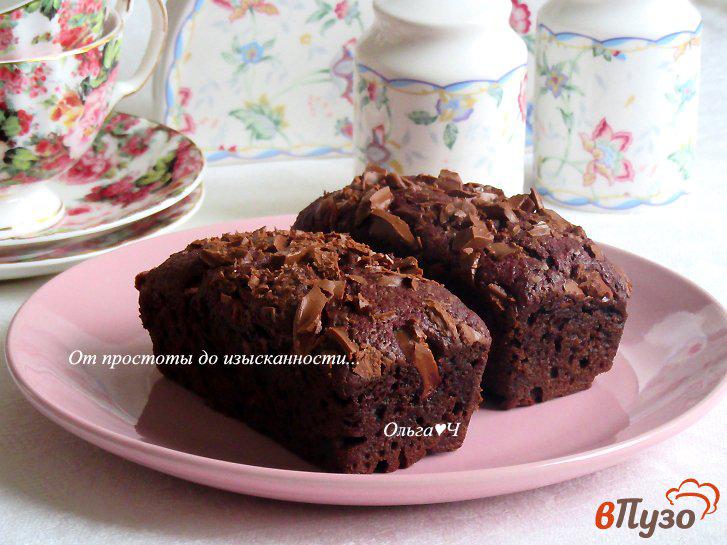 Фото приготовление рецепта: Сметанные свекольно-шоколадные кексы шаг №6