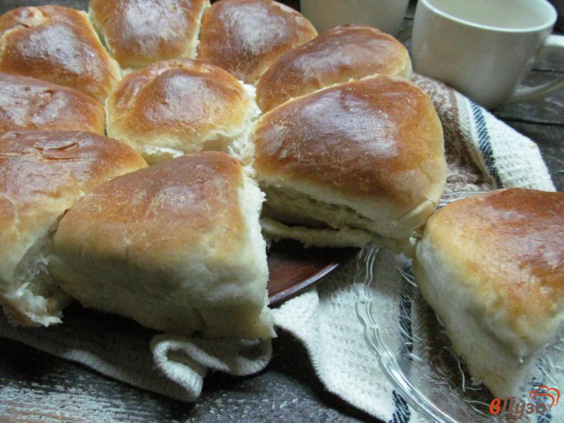 Фото приготовление рецепта: Пирожки с капустой беконом и колбасой шаг №9