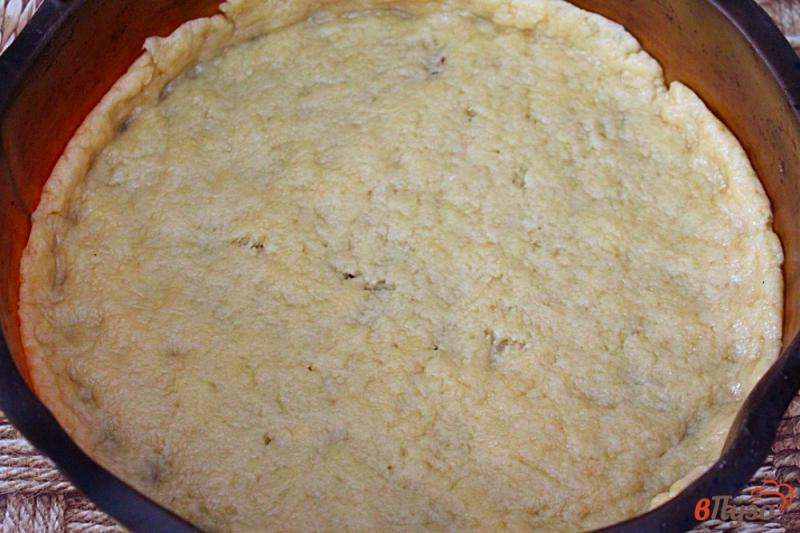 Фото приготовление рецепта: Пирог с творогом и сладкой грушей шаг №3
