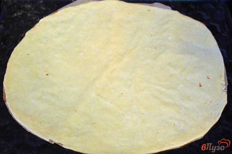Фото приготовление рецепта: Быстрая пицца без дрожжей шаг №3