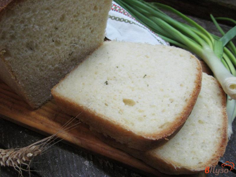 Фото приготовление рецепта: Белый хлеб с майораном шаг №8