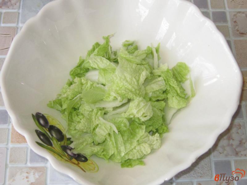 Фото приготовление рецепта: Овощной салат с кедровыми орешками шаг №1