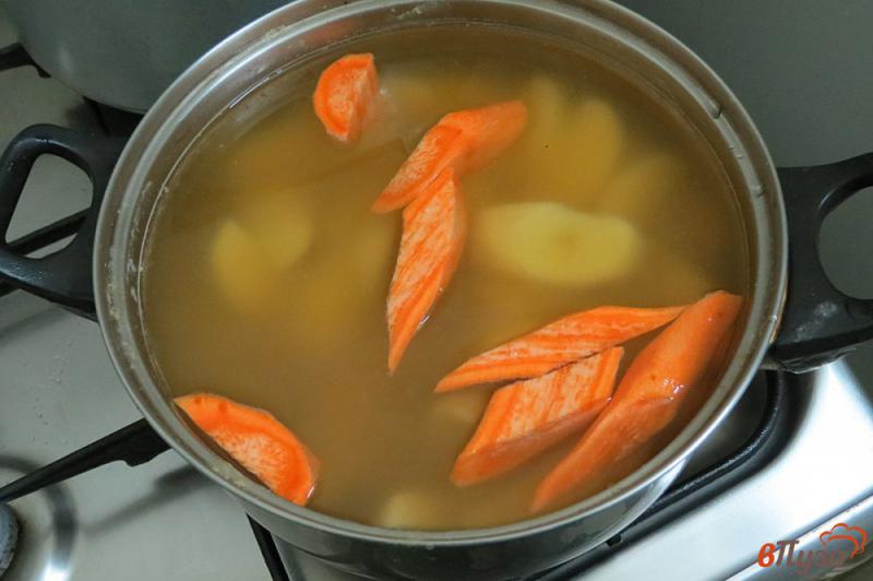 Фото приготовление рецепта: Суп пюре гороховый с картофелем шаг №3