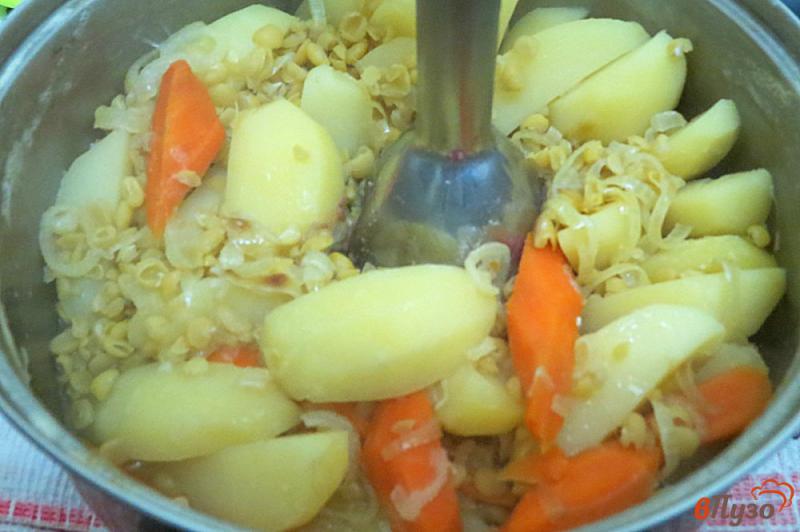 Фото приготовление рецепта: Суп пюре гороховый с картофелем шаг №6