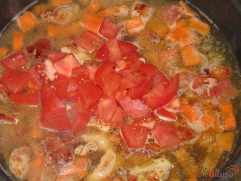 Фото приготовление рецепта: Рагу из куриной грудки и овощей шаг №3