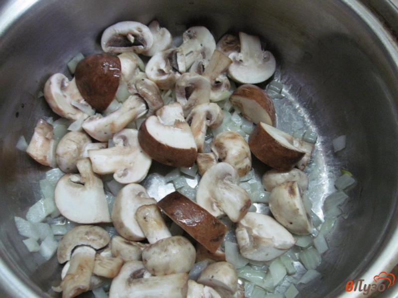 Фото приготовление рецепта: Суп грибной с клецками шаг №2