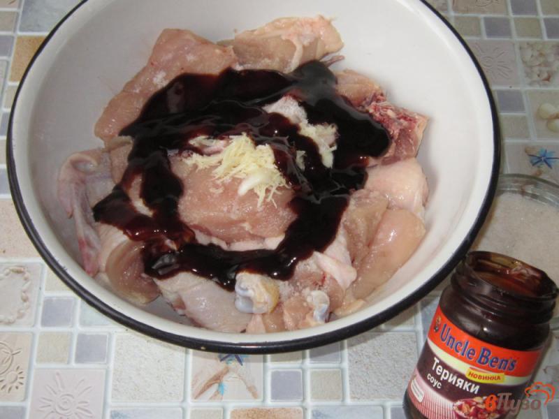 Фото приготовление рецепта: Куриные шашлыки в духовке в соусе терияки шаг №2