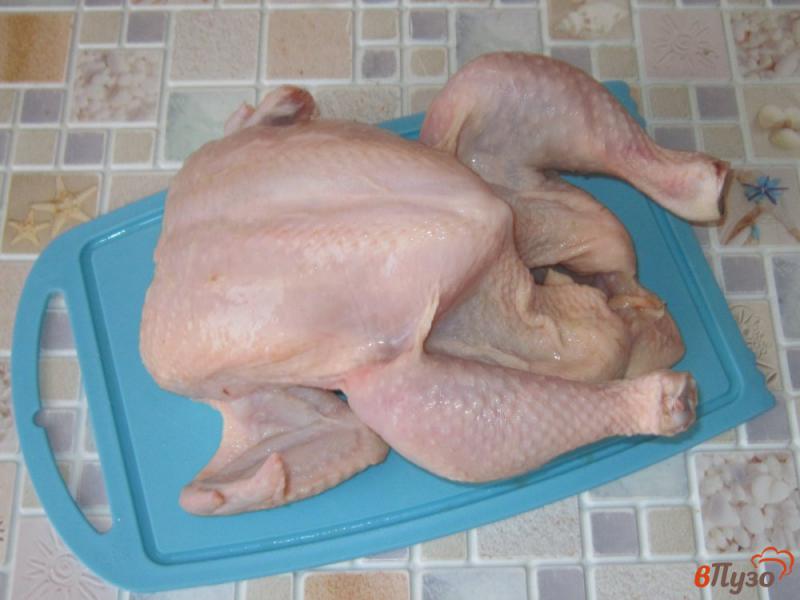Фото приготовление рецепта: Курица запеченная в рукаве с карри и чесноком шаг №1