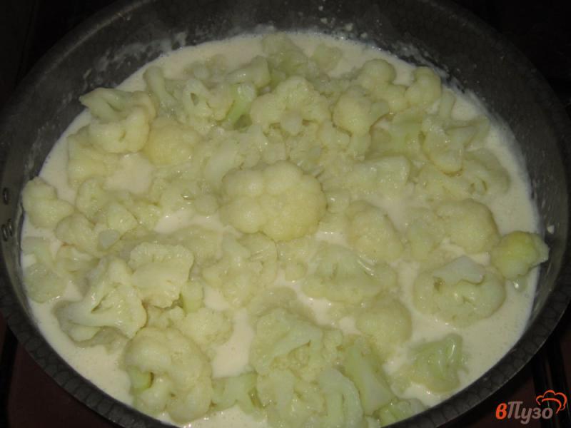 Фото приготовление рецепта: Запеканка из цветной капусты с брынзой шаг №7
